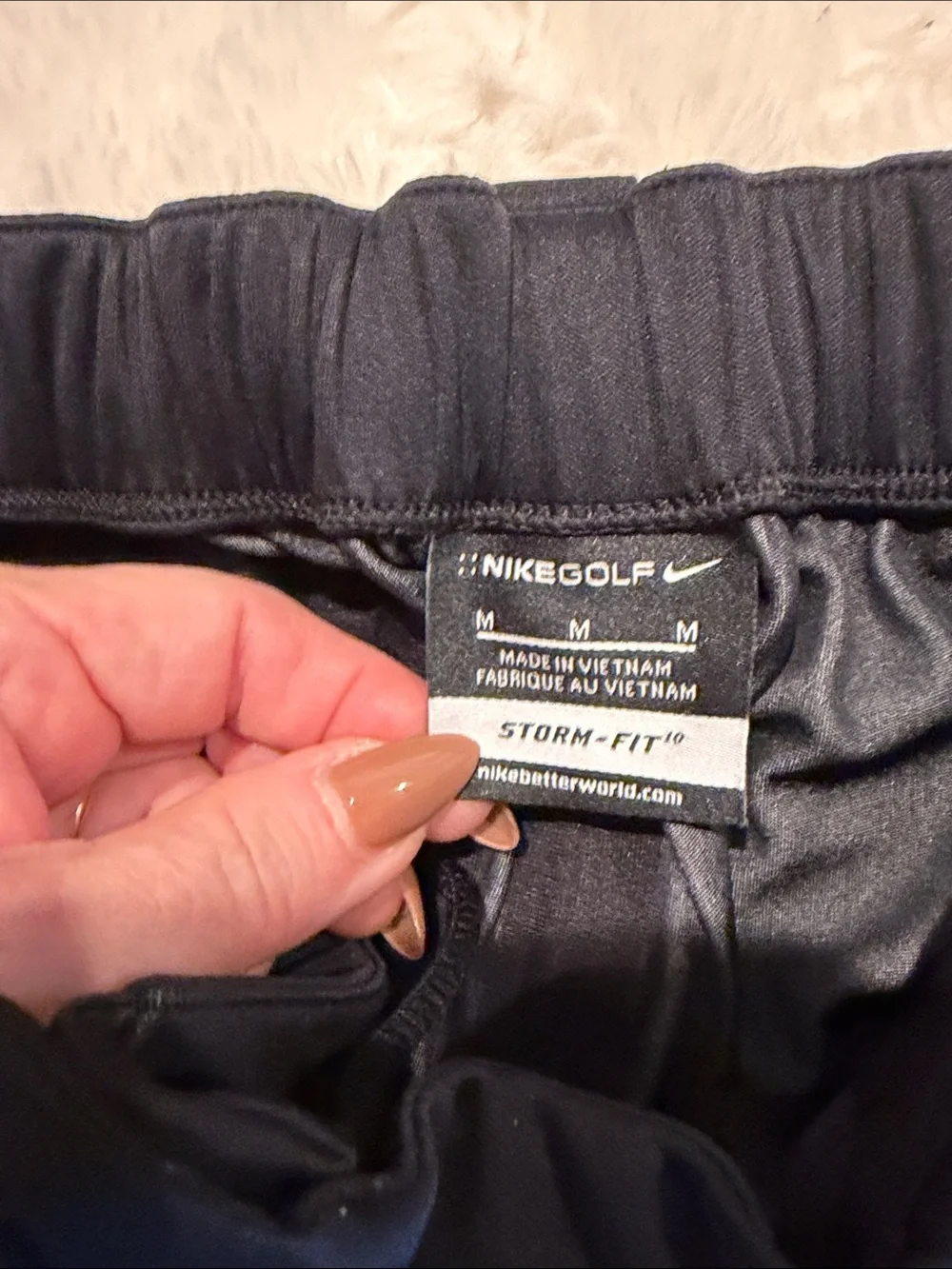 Nike Golf Men’s Black Storm-FIT Jogger Pants Training size Medium